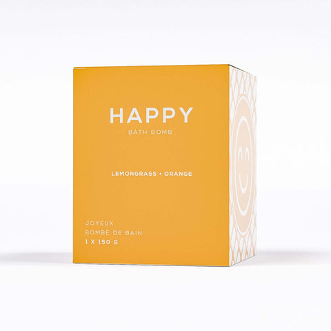 square bath bomb in orange box by bare skin bar