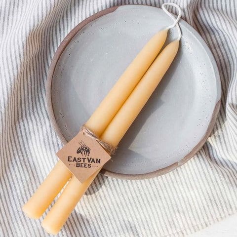 Taper Candlestick Beeswax Candles