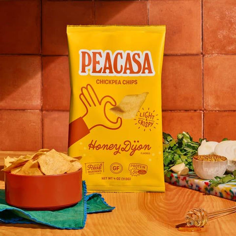 Honey Dijon Chickpea Chips by peacasa