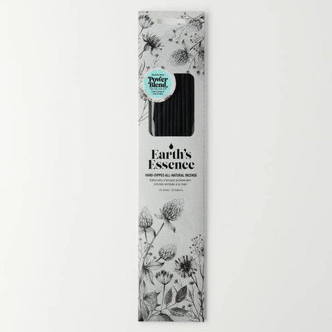 Pack of Earth's Essence incense sticks with floral design on packaging