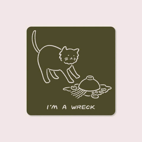 I'm A Wreck Sticker