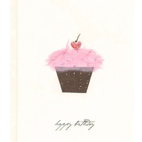 Happy Birthday Cupcake Card