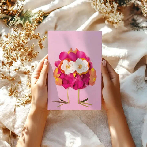 Molly Bird Floral Photography Greeting Card