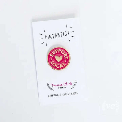 Support Local Enamel Pin