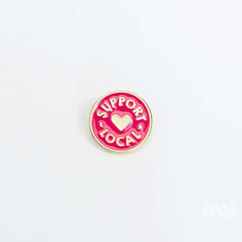 Support Local Enamel Pin