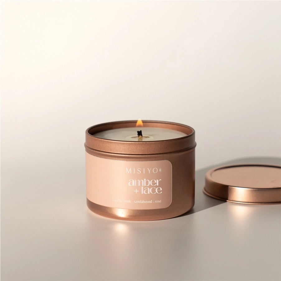 Misiyo - Amber + Lace Candle