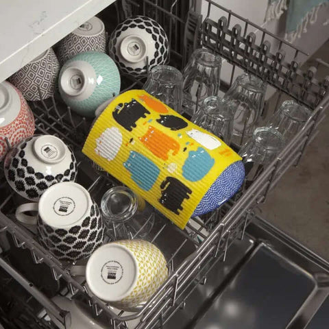 Purrfect Pals Swedish Dishcloth
