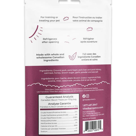 Canadian Bacon Treats For Dogs