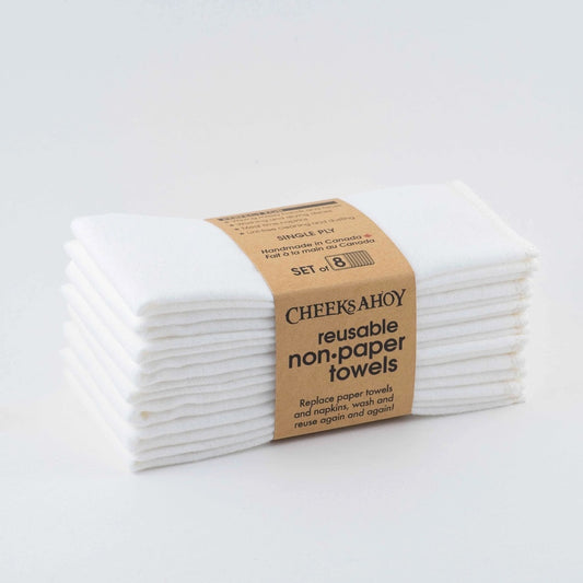 Cheeks Ahoy - White Unpaper Towels