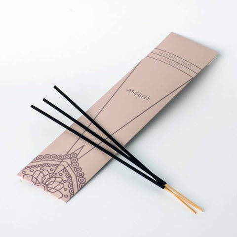 Ascent patchouli rose incense sticks