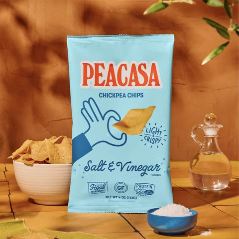 Salt & Vinegar Chickpea Chips