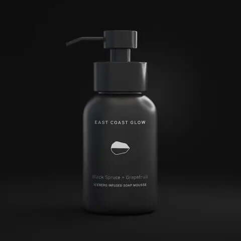 Black Spruce + Grapefruit Iceberg Infused Soap Mousse