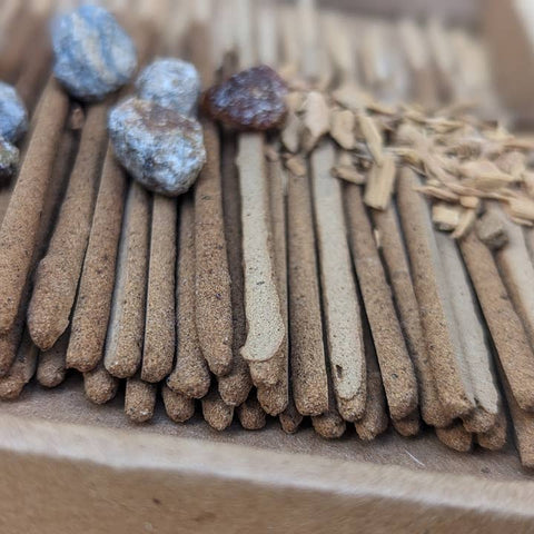 Hand rolled Black Copal Incense