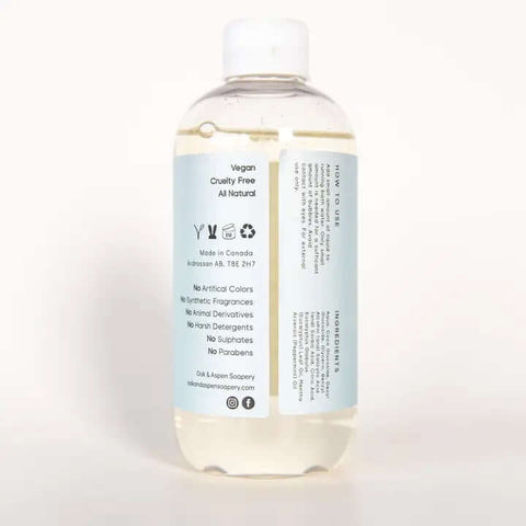 Eucalyptus Mint Bubble Bath label