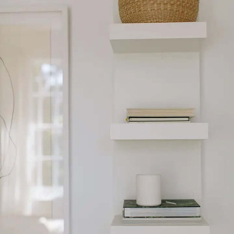 Laconic Collection: Eunoia Candle on shelf