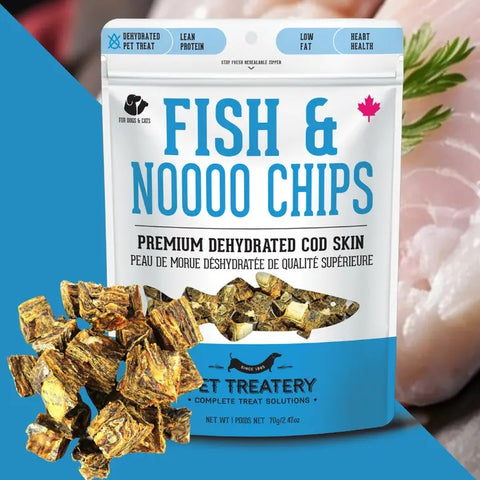 Cod Skin Dehydrated Pet Treats