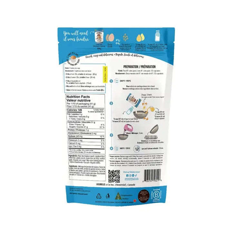 Gluten-Free Vanilla Cake Mix nutrition