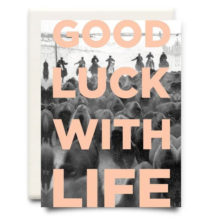 Inkwell Cards - Good Luck With Life