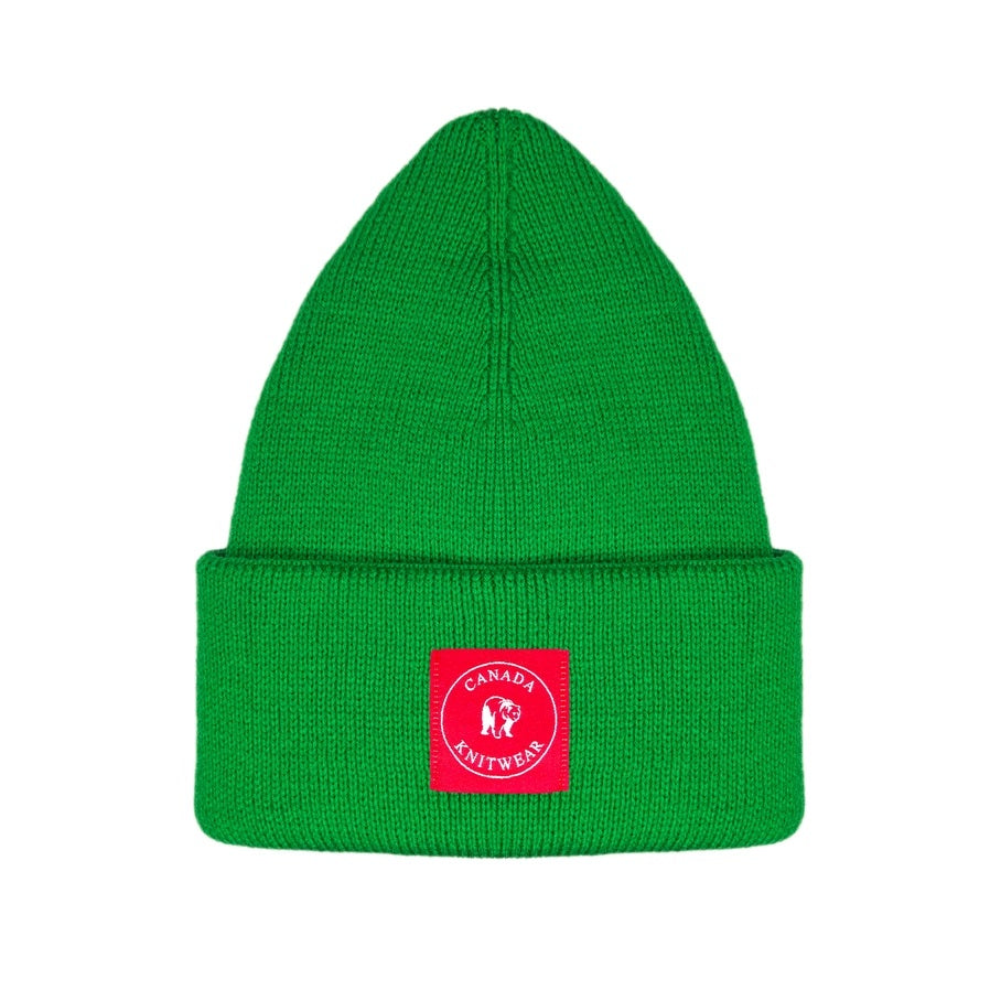 Canada Knitwear - Long Cuff green Beanie