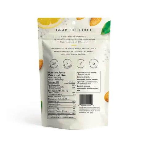 Lemon Marcona Almonds nutrition