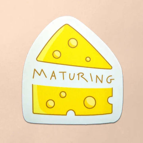 Ruby Makes Things - Maturing Cheese Sticker