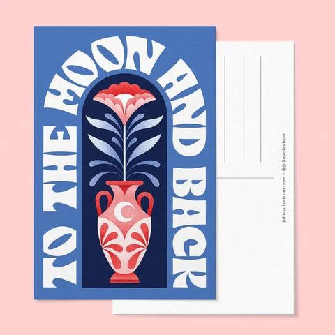 To the Moon and Back Postcard