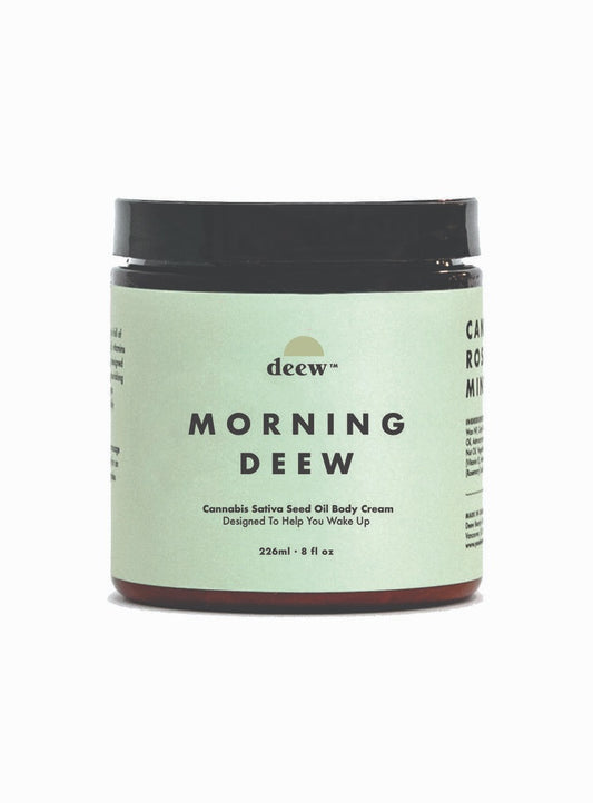 morning deew cream in 8oz jar