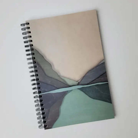 Mountain Reflections Lined Notebook