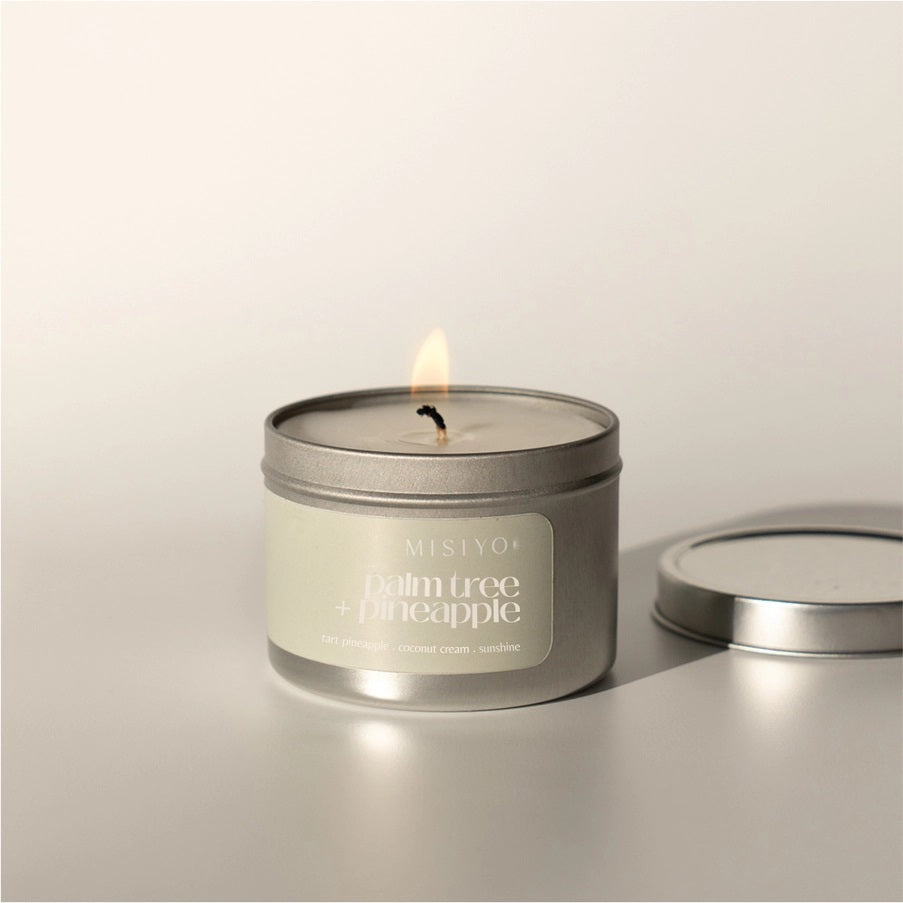 Misiyo - Palm Tree & Pineapple Candle