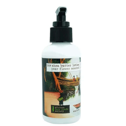 Raw Shea Butter Lotion in pear scent