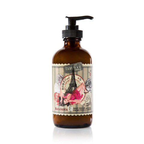 barefoot venus body lotion in ruby red