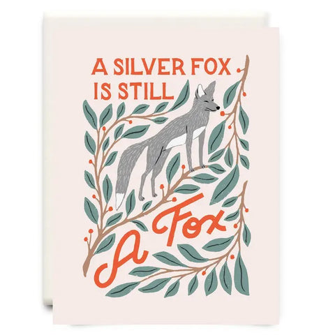 Inkwell Cards - Silver Fox Card