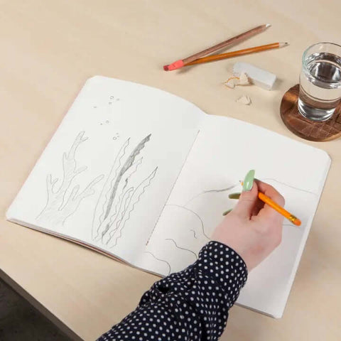 Far and Away Cotton Cover Sketchbook