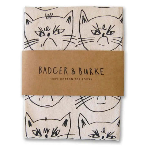 Life is Beautiful Cat Tea Towel