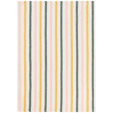 Full Bloom Dishtowels with stripes