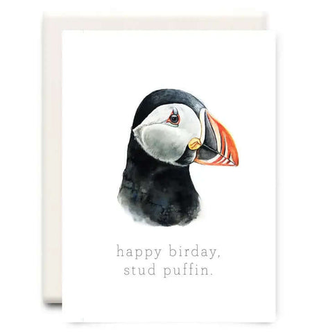Inkwell Cards - Stud Puffin Birthday