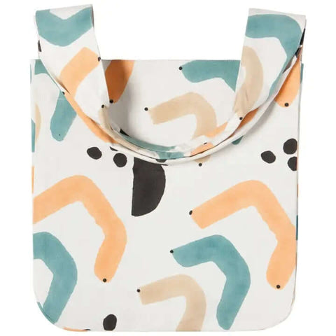 Echo Block Printed Cotton Tote Bag