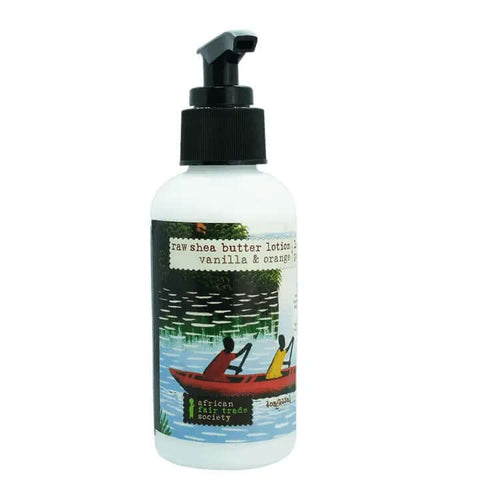 Raw Shea Butter Lotion in Vanilla Orange