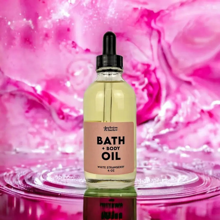 Charleston & Harlow - Bath and Body Oil (White Strawberry)