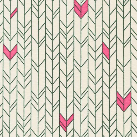 Porchlight Letterpress - Large Notebook (Chevron Pattern)