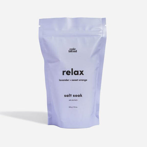 relax salt soak by epic blend