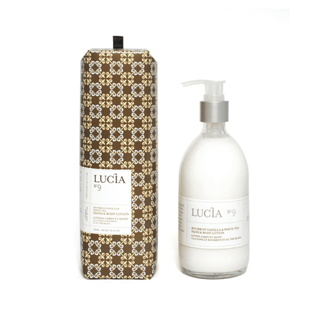 Lucia - No.9 Bourbon Vanilla & White Tea Hand & Body Lotion