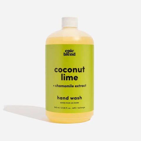 coconut lime hand soap refill
