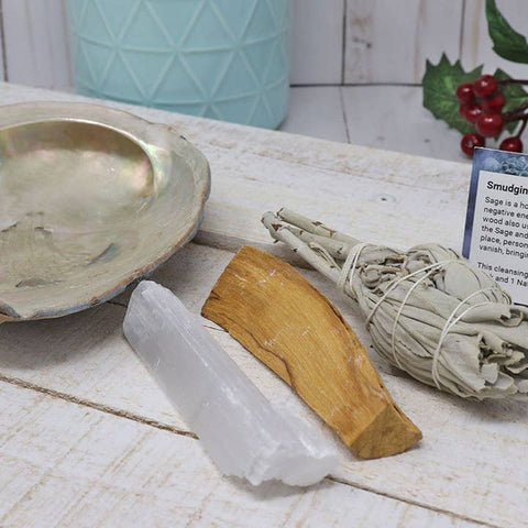 Smudging Kit with Abalone Shell