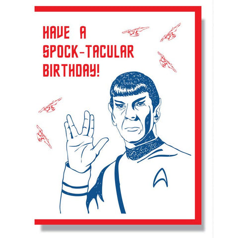 Leonard Nimoy Spock-Tacular Birthday Card