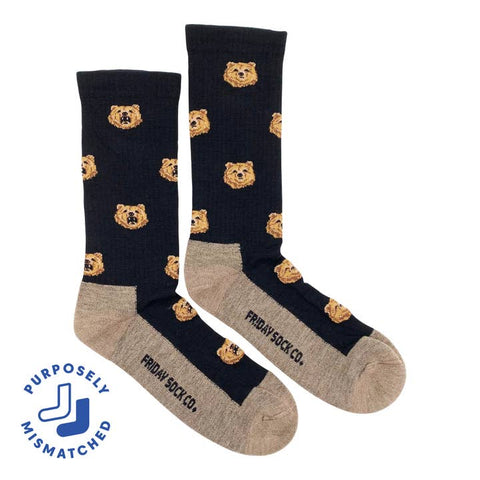 Men's Merino Wool Bear Socks