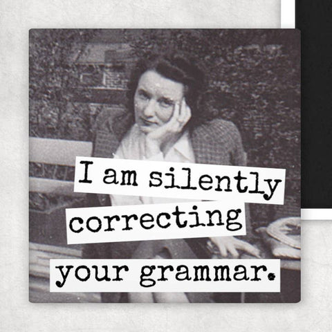 Silently Correcting Your Grammar Magnet
