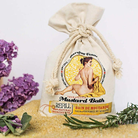 100% Natural Mustard Bath - Bath Soak - Barefoot Venus