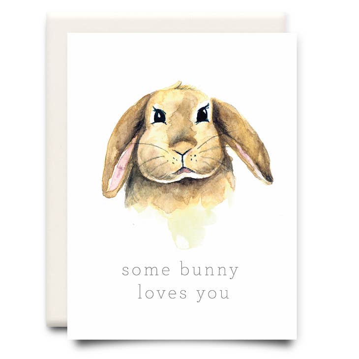 Inkwell Cards - Some Bunny Loves You Card
