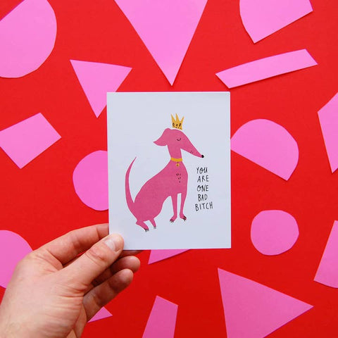 Bad Bitch Birthday Card